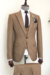 men-bespoke-blazer-brown-peaked-lapel-3-pieces-men-suits-for-formal