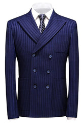 men-chic-slim-fit-blue-double-breasted-peaked-lapel-striped-men-jacket