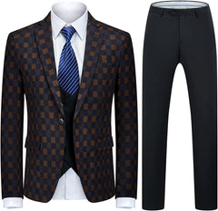 fashion-black-and-yellow-plaid-suits-three-pieces-men-suits-for-business