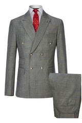 men-formal-suit-gray-double-breasted-plaid-business-suits-for-men