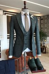 men-stylish-suit-dark-green-peaked-lapel-3-pieces-men-suits-for-business
