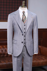 men-formal-tuxedo-gray-notched-lapel-three-pieces-business-suits