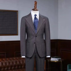 men-decent-suit-dark-gray-notched-lapel-customize-business-suits