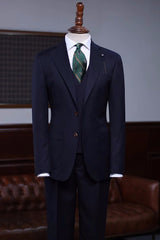 men-formal-suit-black-peaked-lapel-three-pieces-classical-business-suits