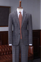 generous-suit-for-men-dark-gray-notched-lapel-plaid-business-suits