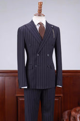 men-special-suit-navy-blue-striped-peaked-lapel-double-breasted-suits