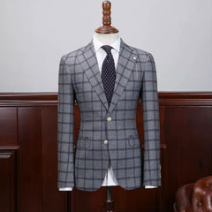 men-chic-blazer-gray-plaid-notched-lapel-formal-business-suits-for-men