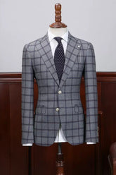 men-chic-blazer-gray-plaid-notched-lapel-formal-business-suits-for-men