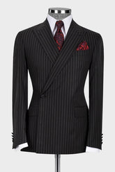 men-business-suits-formal-black-striped-peaked-lapel-bespoke-blazer