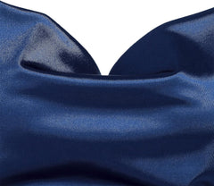 Sexy Royal Blue Sleeveless Spaghetti Strap Mini Homecoming Dress