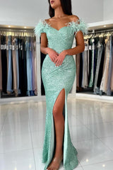 Elegant-Long-Mermaid-Off-the-Shoulder-Glitter-Formal-Prom-Dresses-with-Slit_2