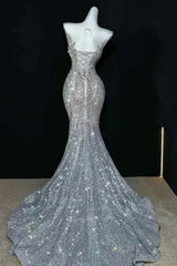 27Dress Sparkly Long Mermaid Sequin Evening Dress