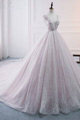 Affordable V-Neck Sleeveless Wedding Dress Lace Appliques Bedaings Long Bridal Gowns On Sale-27dress