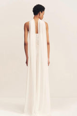 Beach Strapless Mermaid Wedding Dress with Slit-27dress