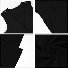 Cheap V-Neck Sleeveless Jumpsuits for Women with Belt-27dress