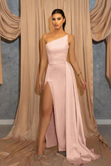 Sky Blue Sleeveless Split Mermaid Evening Dress with Sequins