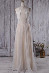 Elegant A-line Tulle Lace Wedding Dress V-neck Appliques Ruffles Bridal Gowns On Sale-27dress