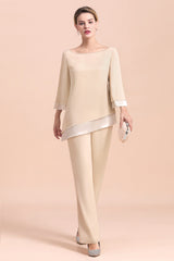 Elegant Long Sleeves Mother of the Bride Dress Jumpsuit-27dress