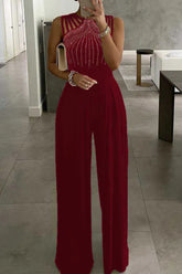 Elegant Sleeveless Sequined Jumpsuits for Women-27dress