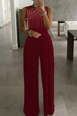 Elegant Sleeveless Sequined Jumpsuits for Women-27dress