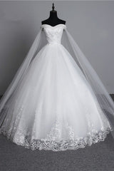 Glamorous Strapless Sweetheart Tulle Wedding Dress Sleeveless Appliques Bridal Gowns with Rhinestones On Sale-27dress