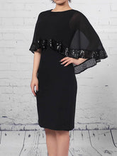 Gorgeous Chiffon Sequins Knee-length Dress for Mother of the Bride