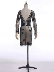 Multi Colours Sheath/Column Scoop Neck Dress with Elastic Woven Satin Appliques and Zipper for Mother of the Bride