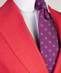 New Arrival Red Fashion Double Breasted Peaked Lapel Prom Men Suits