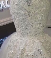 Off-the-Shoulder Mermaid Wedding Dress With Appliques Beads-27dress
