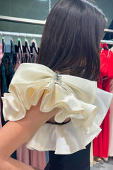 One Shoulder Sleeveless Long High Split Prom Dress With Beading