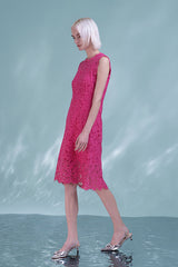 27Dress Pink Sleeveless A-line Knee-length Dresses