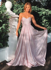 Sequined Prom Dresses - A-Line Sweetheart Sleeveless Sweep Train-27dress