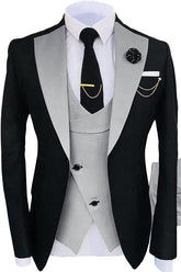 Shawl Lapel Three Pieces Bespoke Prom Suits