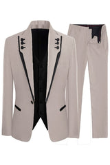 Shawl Lapel Three Pieces Prom Suits