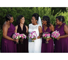Sleeveless Purple Multiway Infinity Bridesmaid Dress-27dress