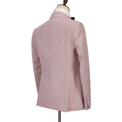 Stylish Pink Double Breasted Peaked Lapel Men Suits