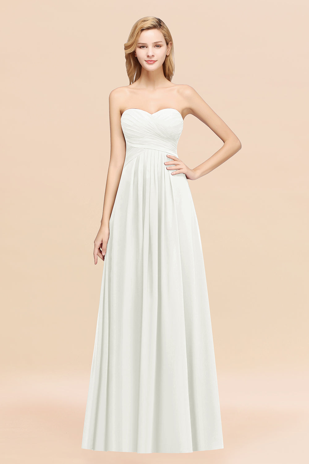 Vintage Sweetheart Long Grape Affordable Bridesmaid Dresses Online-27dress