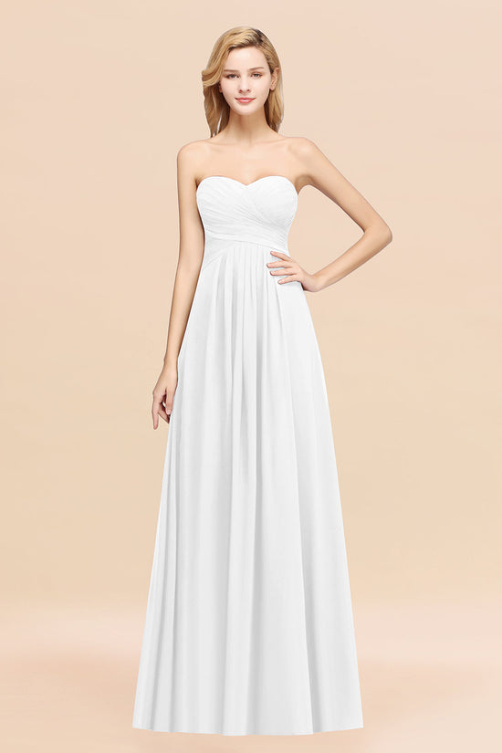 Vintage Sweetheart Long Grape Affordable Bridesmaid Dresses Online-27dress