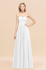 Vintage Sweetheart Long Grape Affordable Bridesmaid Dresses Online-27dress