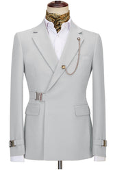 White Notched Lapel Men Suits For Prom