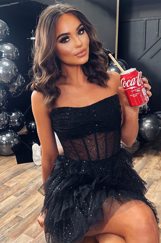 How to Style a Sequin Homecoming Dress for a Winter Dance
