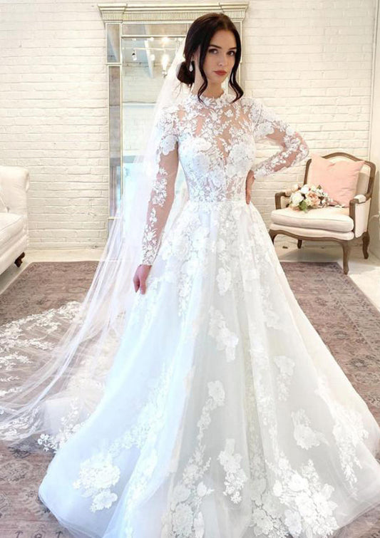 Winter Wedding Dresses: Velvet, Long Sleeves and High Necklines for Cold-Weather Ceremonies