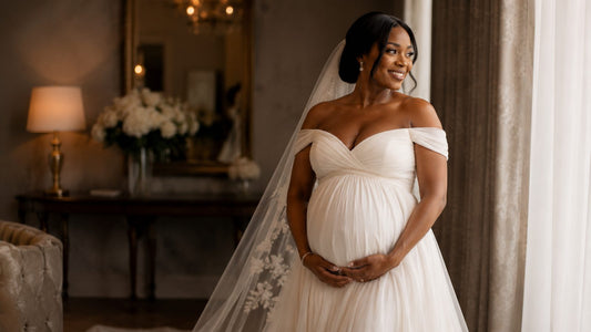 Pregnant Bride Wedding Dress Guide 2026: Silhouettes & Comfort