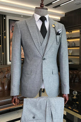 formal-slim-fit-gray-peak-lapel-three-pieces-business-suits-for-men