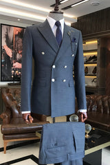 customize-formal-suit-for-men-navy-blue-peaked-lapel-double-breasted-suits
