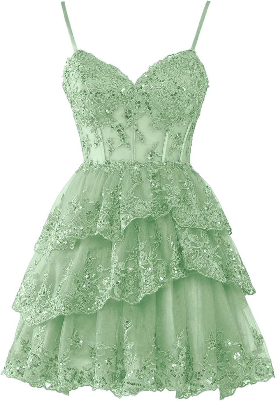 Black Sparkly Sweetheart Tulle Lace Homecoming Dress