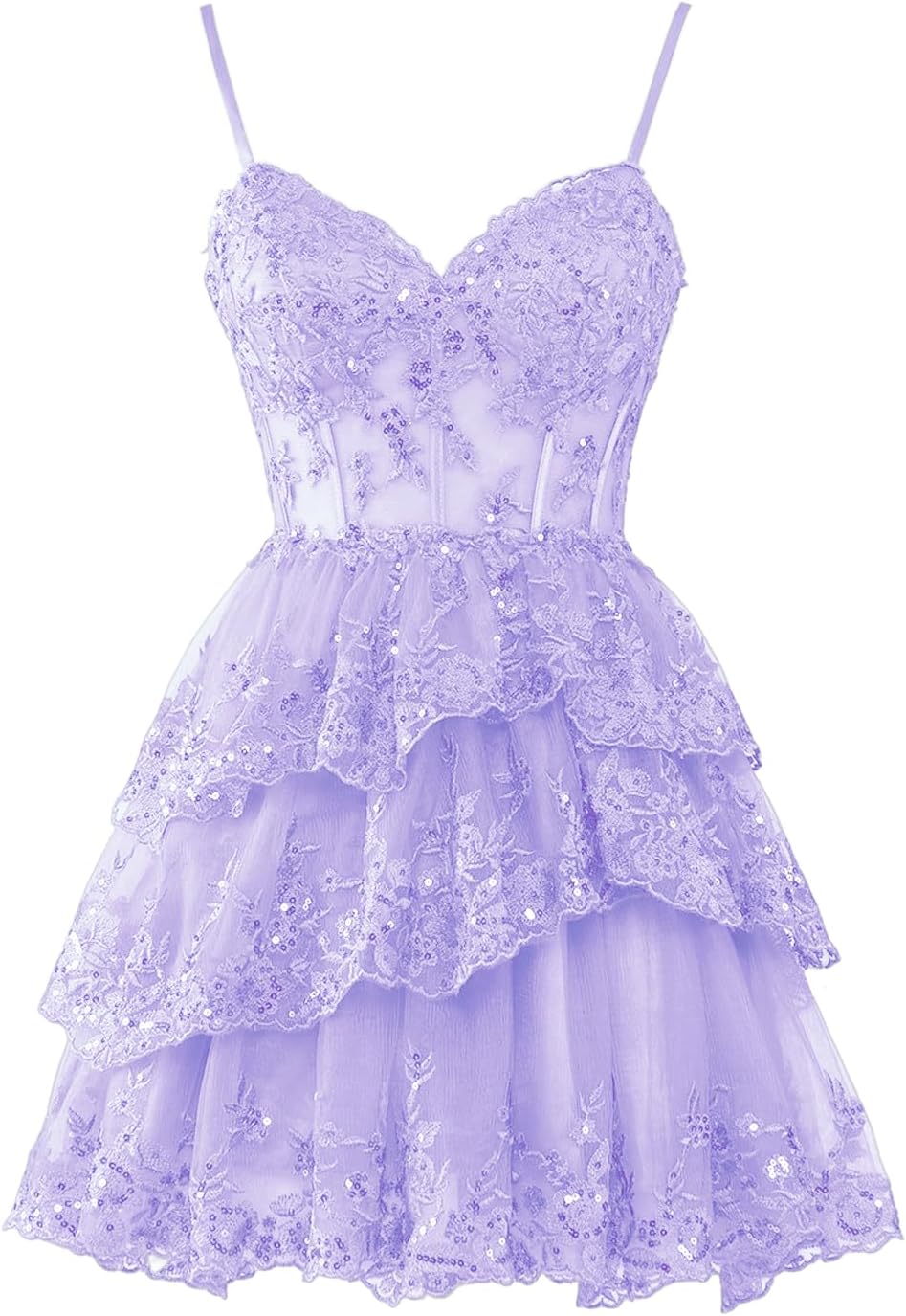 Black Sparkly Sweetheart Tulle Lace Homecoming Dress