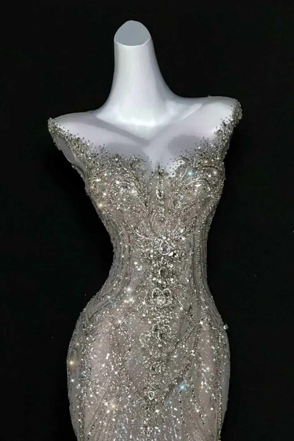 27Dress Sparkly Long Mermaid Sequin Evening Dress