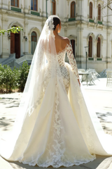27DRESS Sweetheart Floor-length Appliques Lace Mermaid Wedding Dresses