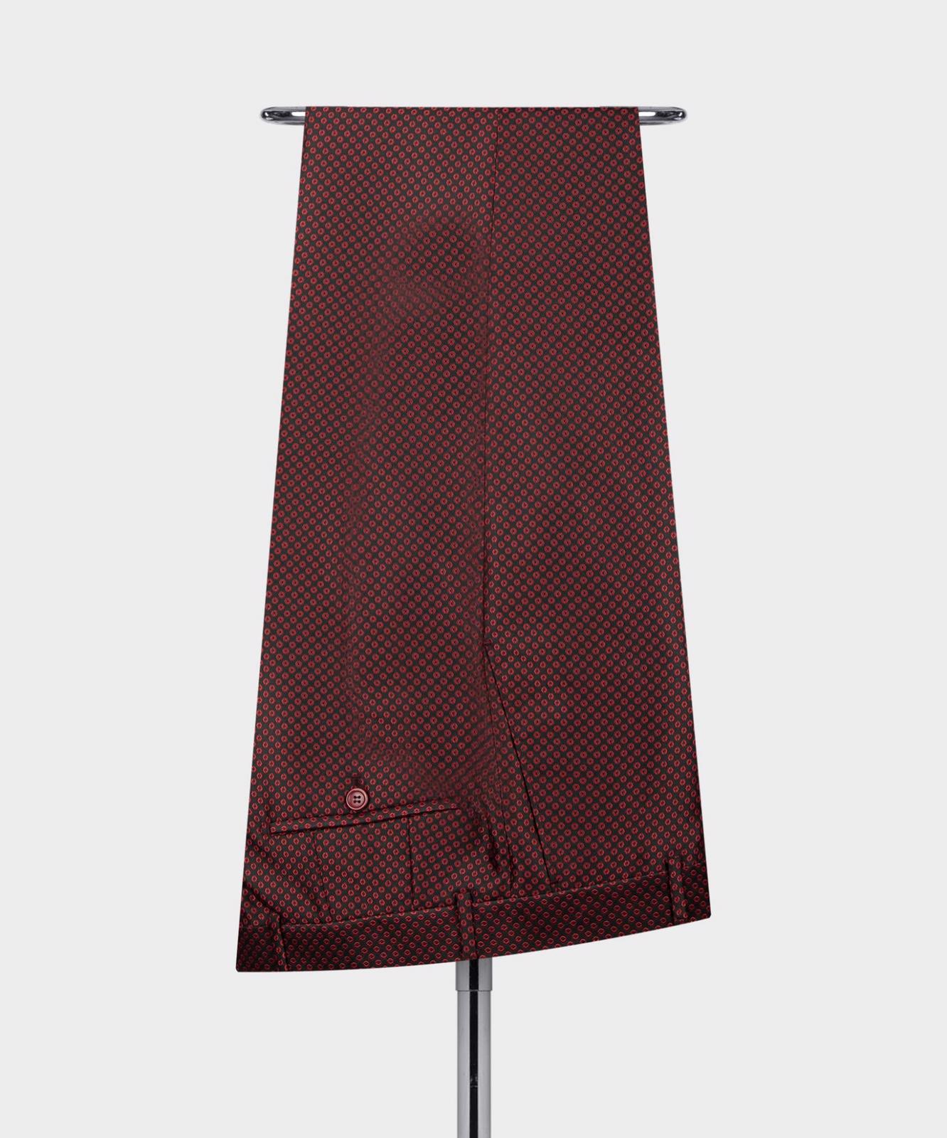 Burgundy Shawl Lapel Two Pieces Chic Prom Men Suits